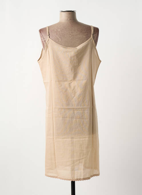 Jupon /fond de robe coupe cintrée beige ORIENTIQUE NATURALLY femme
