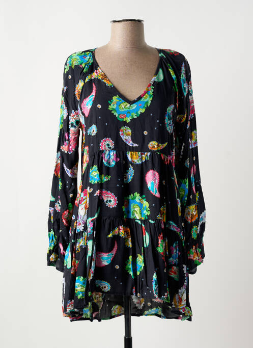 Robe courte noir PEACE + LOVE pour femme