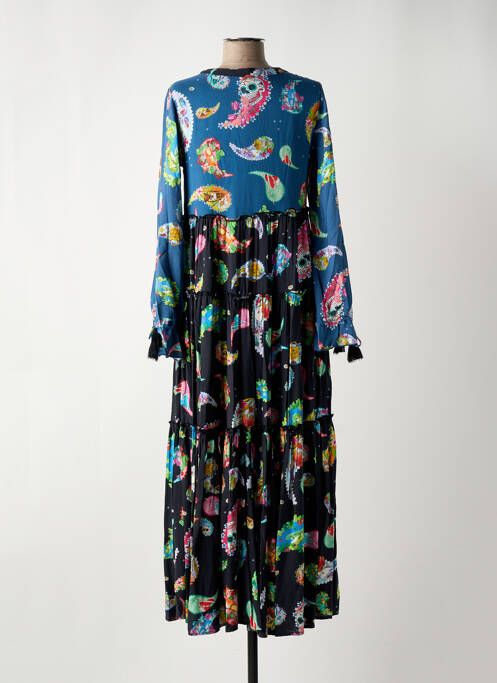 Robe longue bleu PEACE + LOVE pour femme