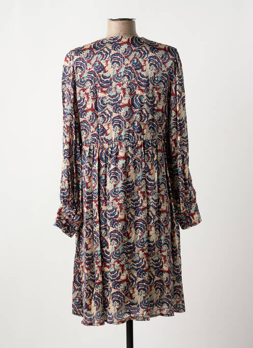 Robe mi-longue beige LA FEE MARABOUTEE pour femme