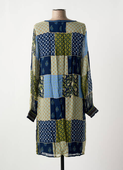 Robe mi-longue bleu CREAM femme