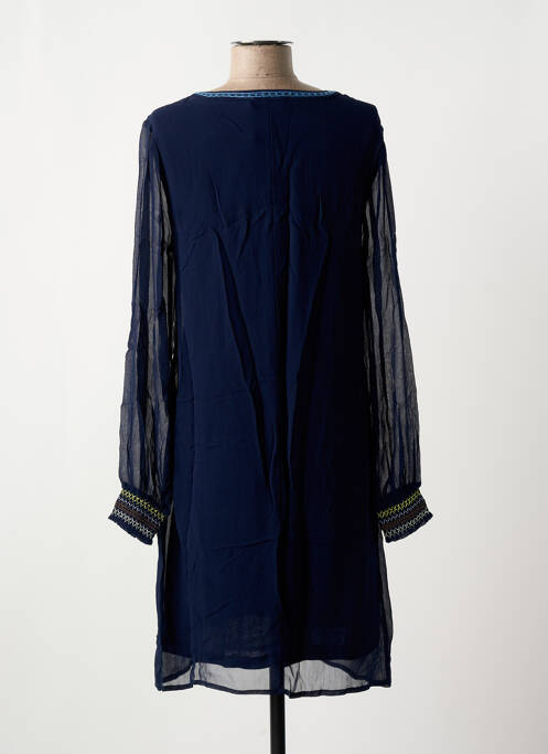 Robe mi-longue bleu CREAM pour femme