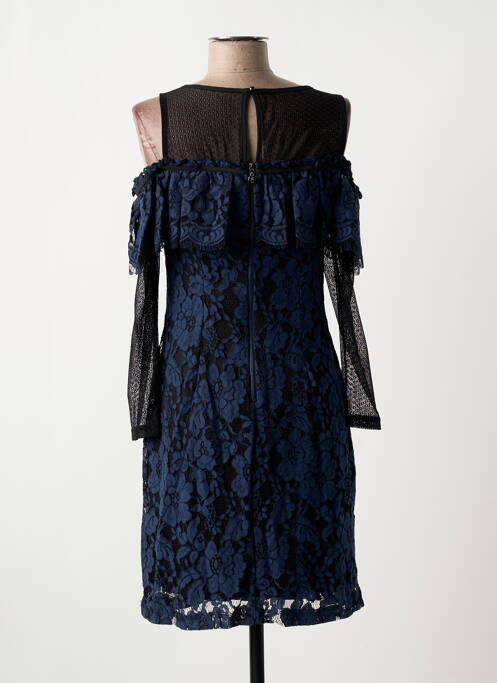 Robe mi-longue bleu JUS D'ORANGE pour femme