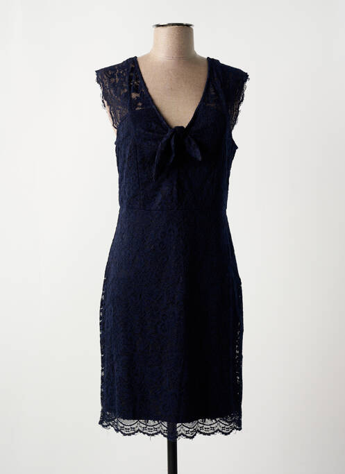 Robe mi-longue bleu JUS D'ORANGE pour femme