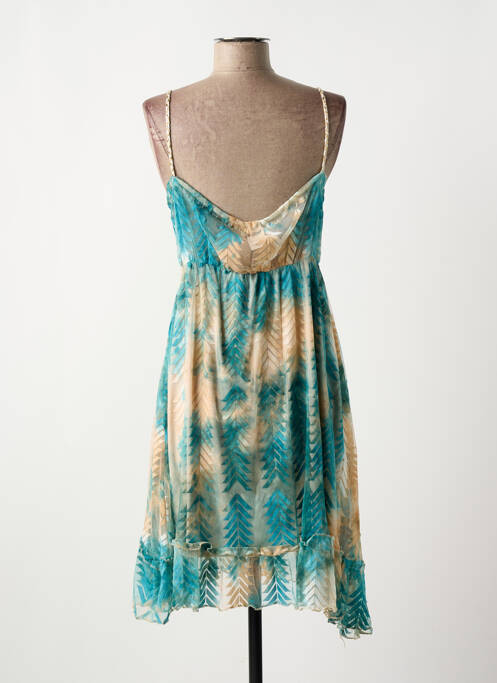 Robe mi-longue bleu MY STORY pour femme