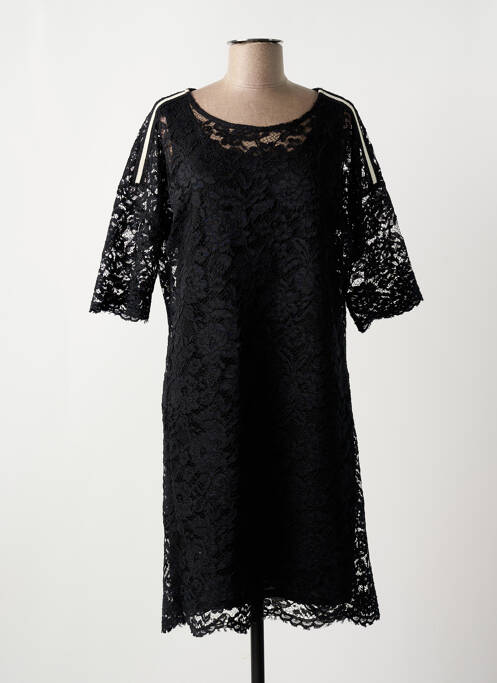 Robe mi-longue noir LA FEE MARABOUTEE pour femme