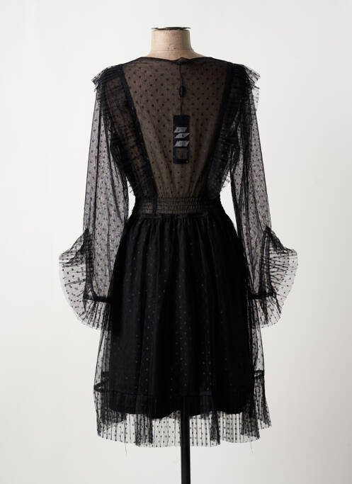 Robe mi-longue noir MONACO COLLECTION pour femme