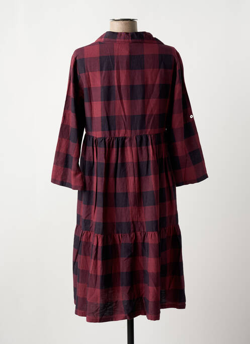 Robe mi-longue violet ORIENTIQUE NATURALLY pour femme