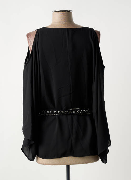 Top noir MONACO COLLECTION pour femme