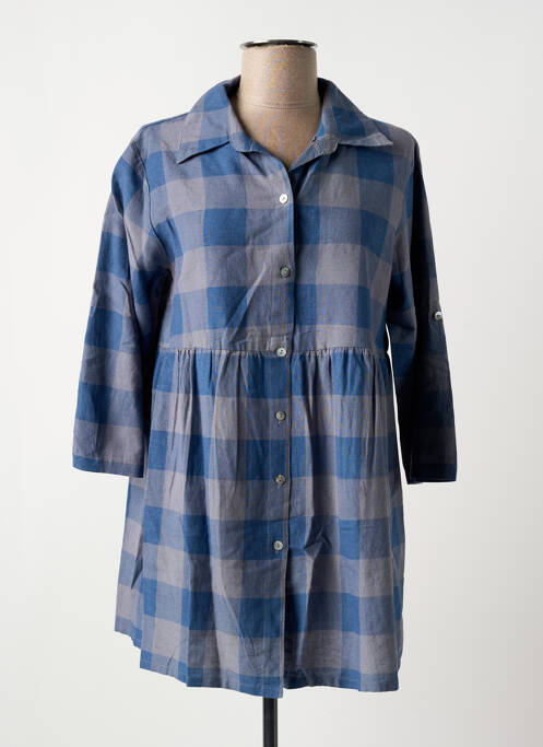 Tunique manches longues bleu ORIENTIQUE NATURALLY pour femme