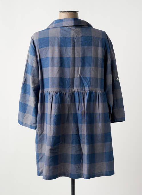 Tunique manches longues bleu ORIENTIQUE NATURALLY pour femme