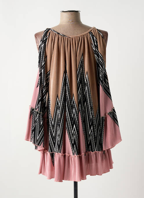 Tunique manches longues rose MY STORY pour femme