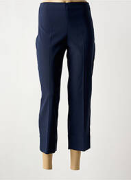 Pantacourt coupe droite bleu LAUREN VIDAL femme