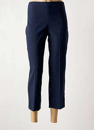Pantacourt stretch bleu LAUREN VIDAL femme