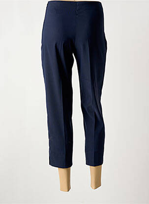 Pantacourt stretch bleu LAUREN VIDAL femme