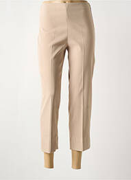 Pantacourt coupe droite taille normale beige LAUREN VIDAL femme