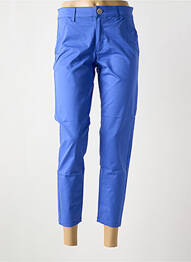 Pantacourt stretch taille normale bleu MADEMOISELLE SANS GÊNE femme