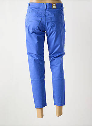 Pantacourt stretch taille normale bleu MADEMOISELLE SANS GÊNE femme