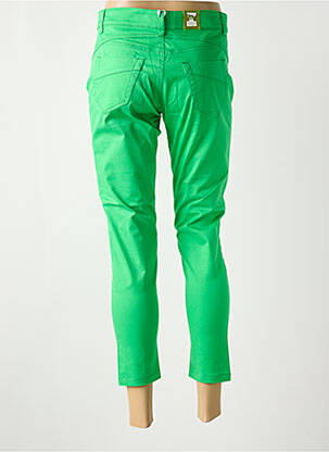 Pantacourt stretch taille normale vert MADEMOISELLE SANS GÊNE femme