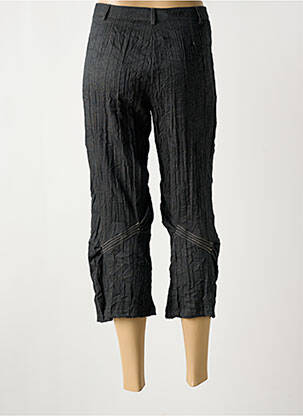 Pantacourt coupe droite gris POUSSIERE D'ETOLE femme