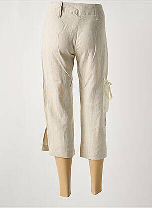 Pantacourt coupe droite taille normale beige COCO MENTHE femme