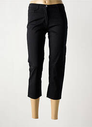 Pantacourt stretch noir POUSSIERE D'ETOLE femme