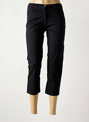 Pantacourt stretch noir POUSSIERE D'ETOLE femme