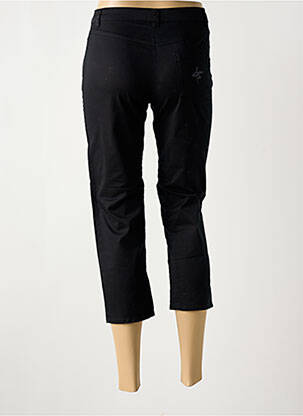 Pantacourt stretch noir POUSSIERE D'ETOLE femme