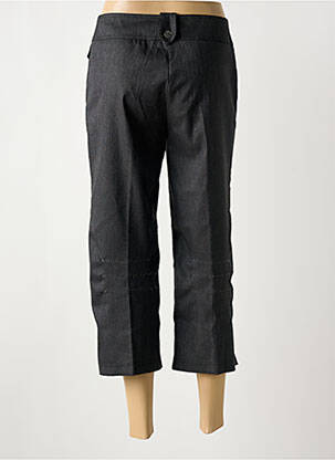 Pantacourt coupe droite taille normale noir 3322 femme