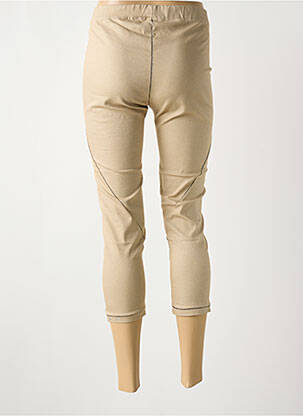 Pantacourt stretch taille normale beige ELISA CAVALETTI femme