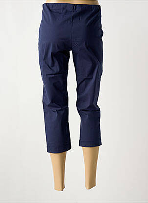 Pantacourt coupe droite taille normale bleu ORIENTIQUE NATURALLY femme