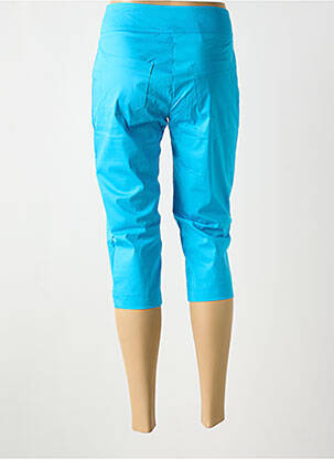 Corsaire stretch taille normale bleu MALOKA femme