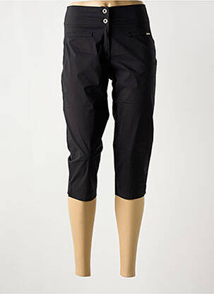 Corsaire stretch taille normale noir MALOKA femme