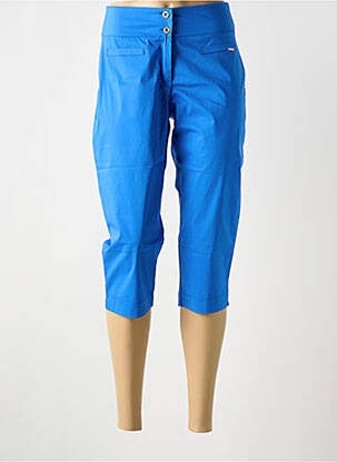 Corsaire stretch taille normale bleu fonce MALOKA femme