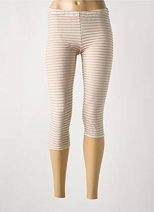 Corsaire skinny taille normale beige ELISA CAVALETTI femme