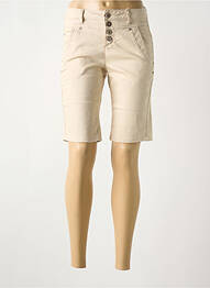 Short fermeture zippée sous rabat boutonné taille normale beige CREAM femme