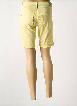 Short fermeture zippée sous rabat boutonné taille normale jaune CREAM femme