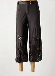 Pantacourt marron LAUREN VIDAL pour femme seconde vue