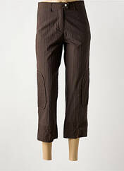 Pantacourt marron LAUREN VIDAL pour femme seconde vue