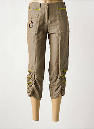 Pantacourt vert AVENTURES DES TOILES pour femme