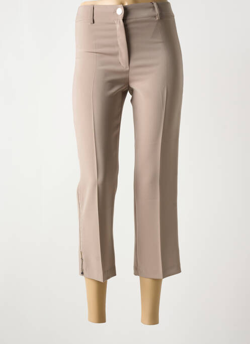 Pantacourt beige ABSOLU pour femme