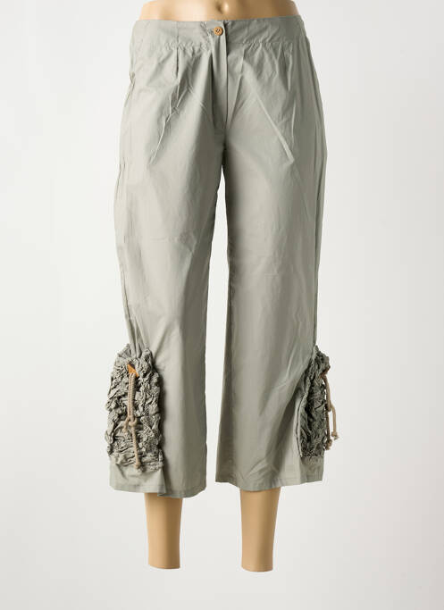 Pantacourt gris POUSSIERE D'ETOLE pour femme