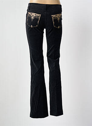 Pantalon flare stretch taille basse noir VERTIGO femme