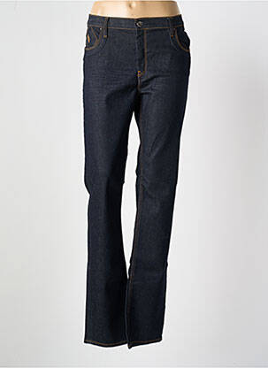 Jeans coupe slim tissage brut taille normale bleu IMPAQT femme