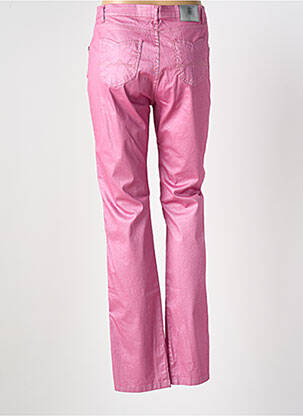 Pantalon slim tissage enduit taille normale rose IMPAQT femme