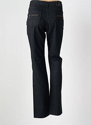 Pantalon slim tissage popeline taille normale noir IMPAQT femme