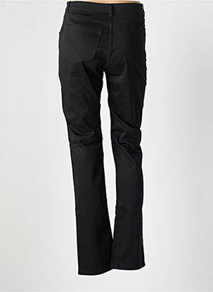 Pantalon slim tissage popeline taille normale noir IMPAQT femme