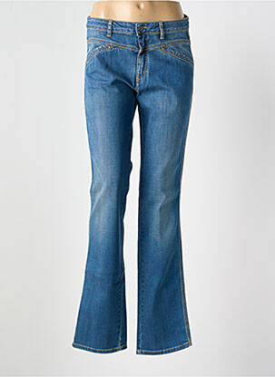 Jean coupe flare stretch taille normale bleu ONE STEP femme