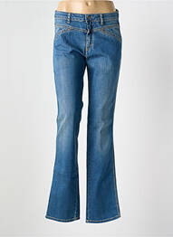 Jean coupe flare stretch taille normale bleu ONE STEP femme