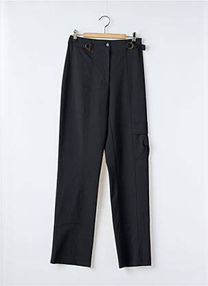 Pantalon cargo coupe droite taille haute noir ROSA ROSAM femme